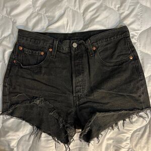 Sexy Levi’s 501 Shorts Black Waist 32 Inches